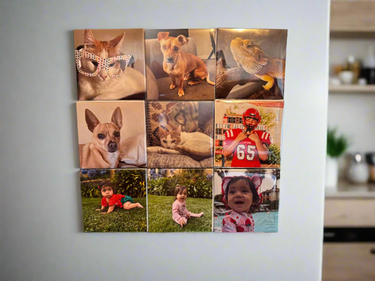 9 Pack Custom Photo Magnet